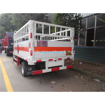 Petit camion de transport de bouteilles de gaz liquéfié 4x2